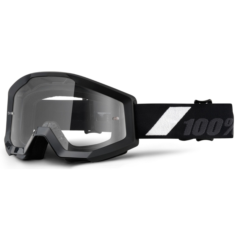 Ochelari de motocros 100% Strata Goliath (plexi transparent)