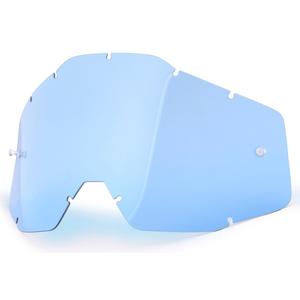 Plexi albastru pentru ochelari de motocross 100% Racecraft/Accuri/Strata
