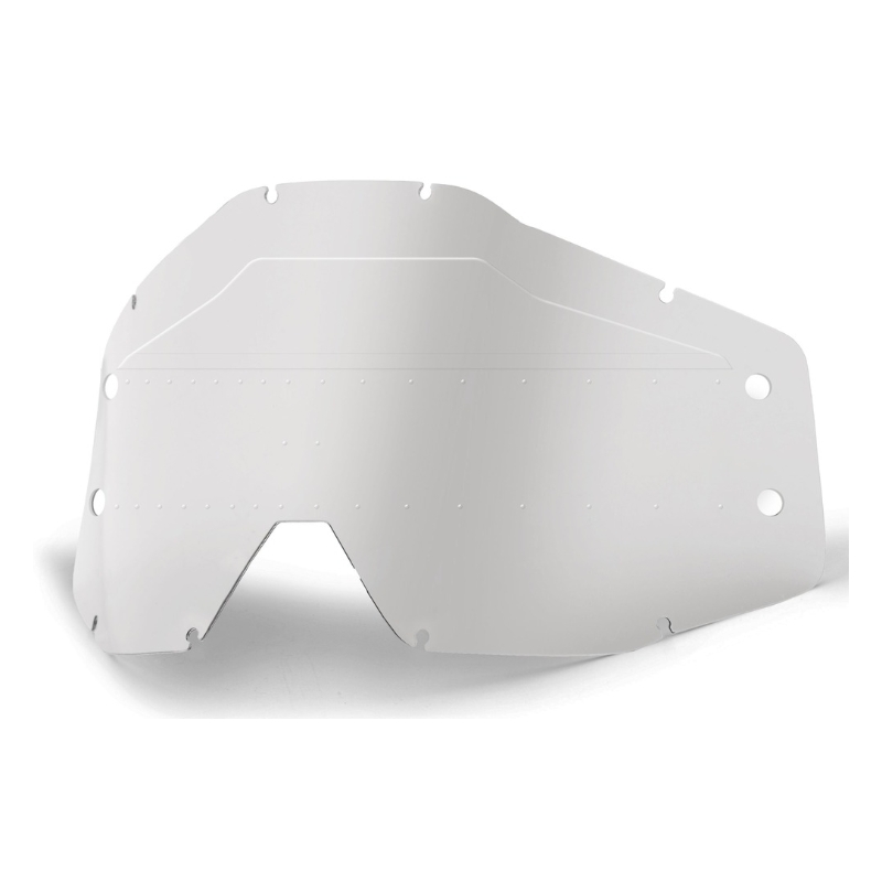 Clear Plexiglas pentru copii Motocross Goggles 100% Accuri Forecast