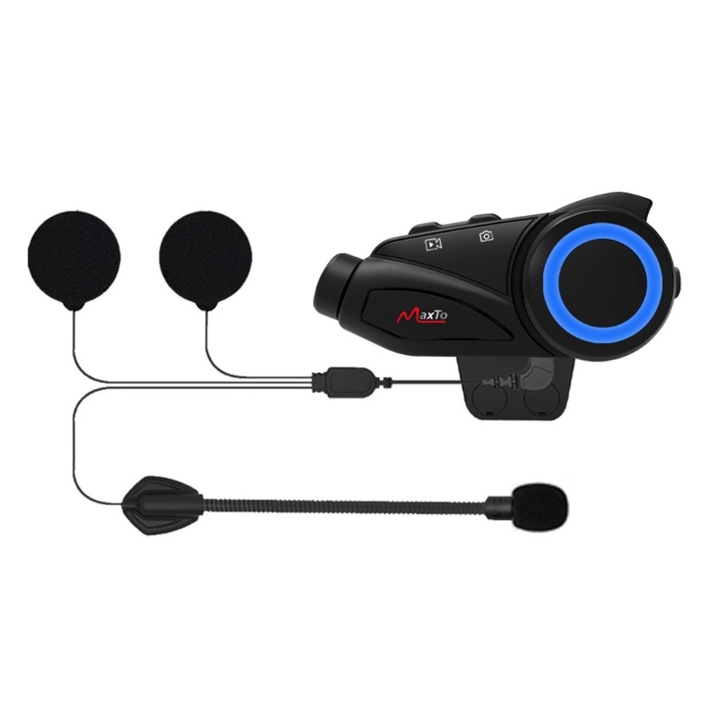 Interfon Bluetooth MaxTo M3 cu cameră SONY FULL HD