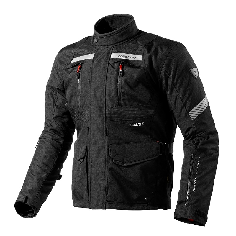 Revit Neptune GTX Negru Jacheta de motociclete Negru Vânzare lichidare
