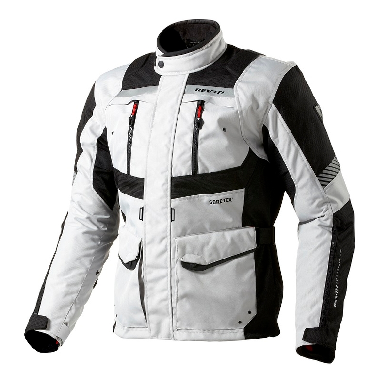 Revit Neptune GTX jachetă de motocicletă argintiu-negru lichidare