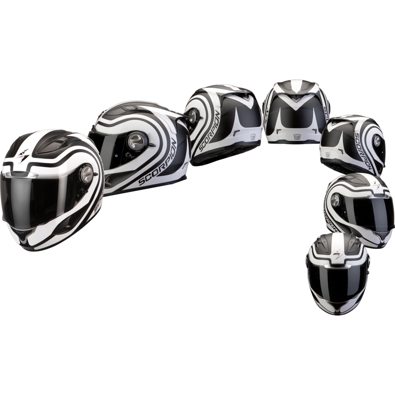 Cască de motocicletă integrală Scorpion EXO-1000 Air Round UP lichidare
