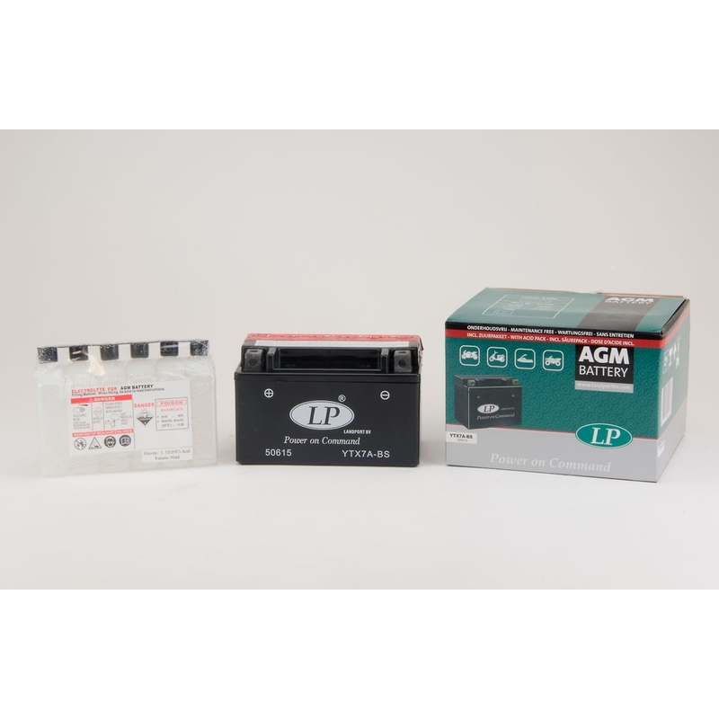 Baterie Landport YTX7A-BS fără întreținere, 12V 6Ah