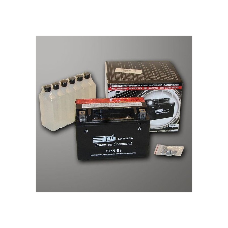 Baterie fără întreținere Landport YTX9-BS, 12V 8Ah