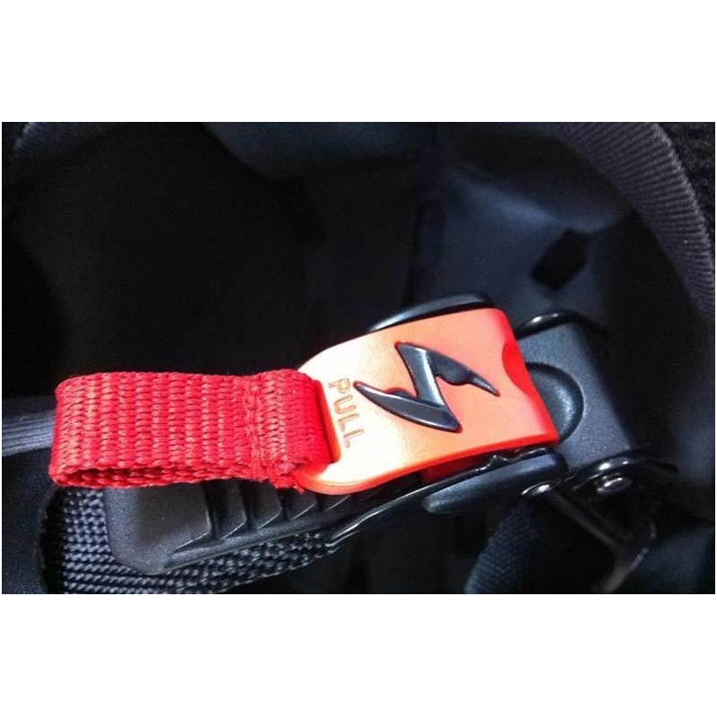 Cască de motocicletă integrală Scorpion EXO-500 AIR alb-roșu