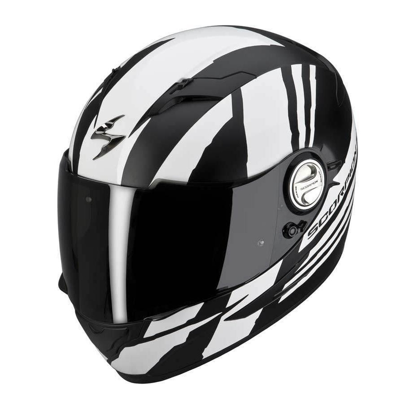 Cască de motocicletă Scorpion EXO-500 AIR THUNDER alb-negru mat lichidare