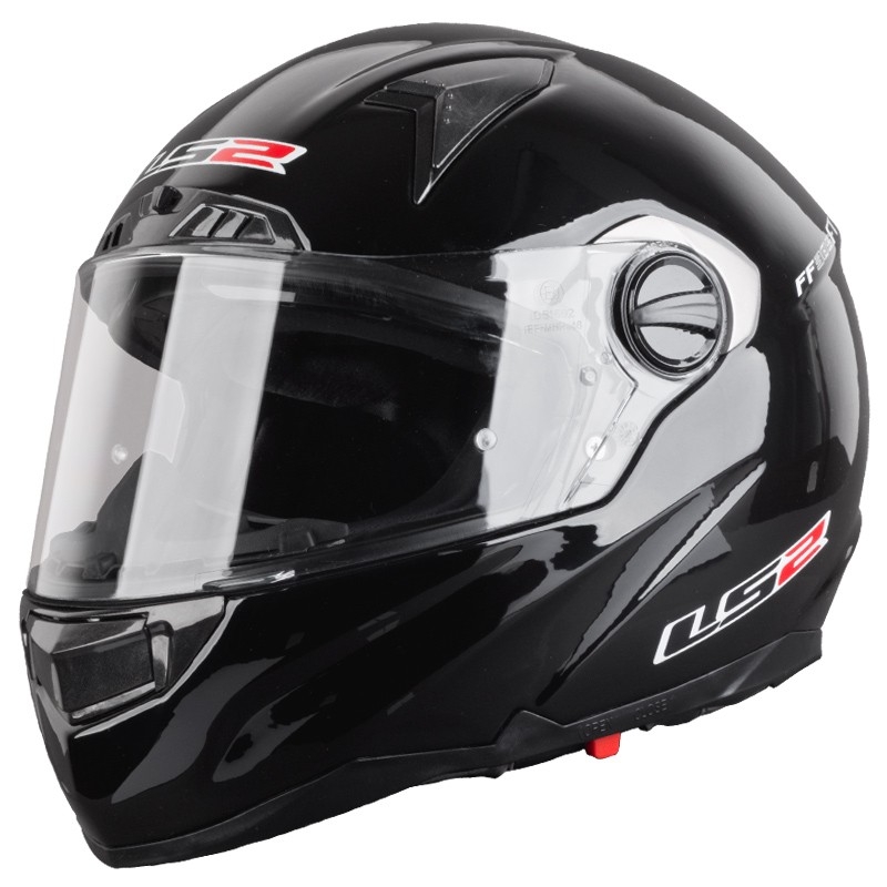 Cască de motocicletă LS2 FF396 FT2 negru lucios lichidare
