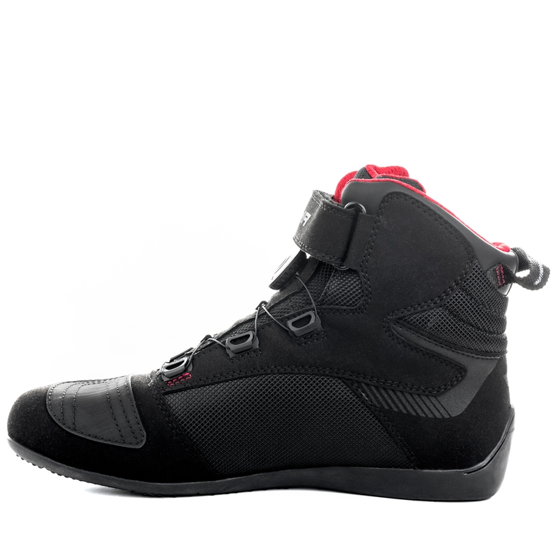 Shima Exo Vented negru-gri-roșu cizme de motocicletă Shima Exo Vented negru-gri-roșu