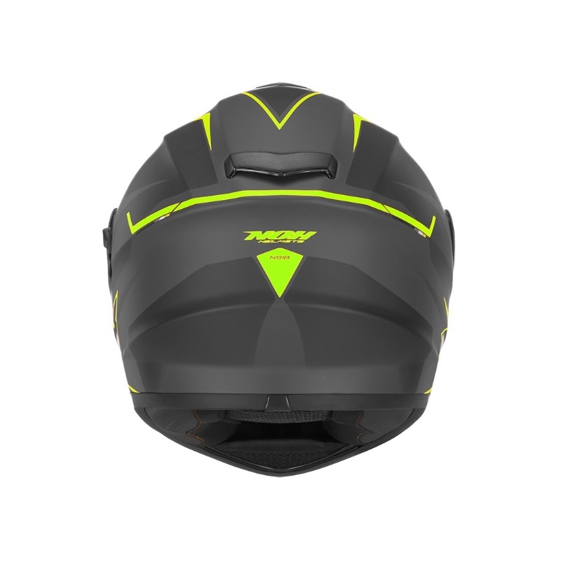 Cască integrală pentru motociclete NOX N918 Hack negru-galben-fluo lichidare
