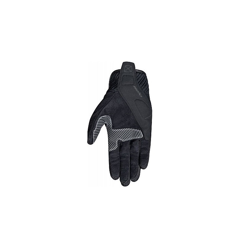 Mănuși de motociclete pentru femei IXON RS Wheelie negru și alb lichidare