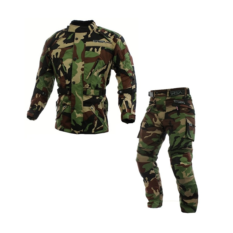 Costum de motociclist pentru bărbați RSA Mask - 2 piese lichidare