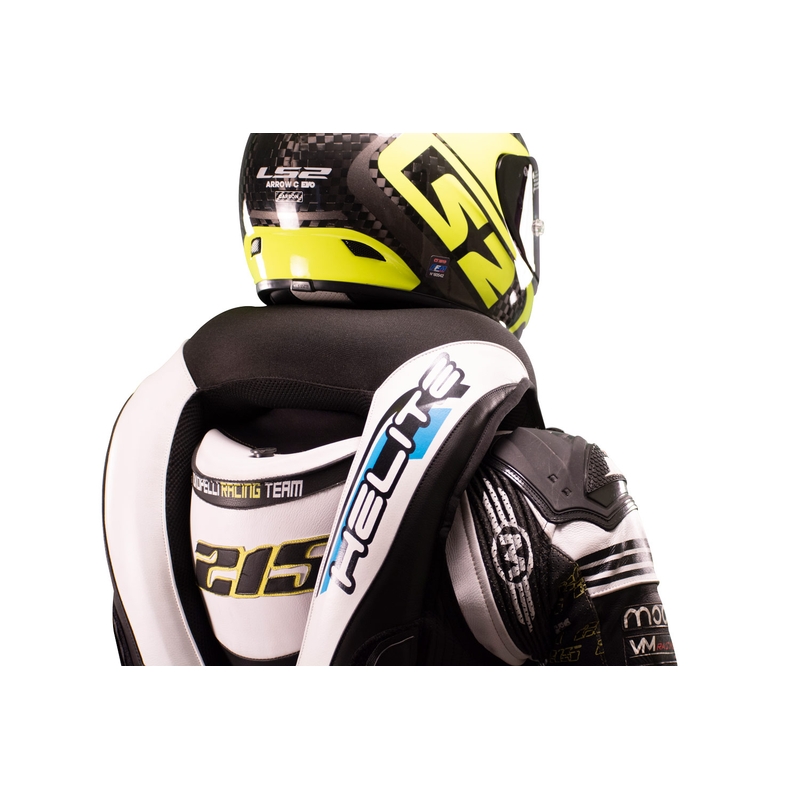 Vesta airbag electronic HELITE e-GP Air negru și alb lichidare
