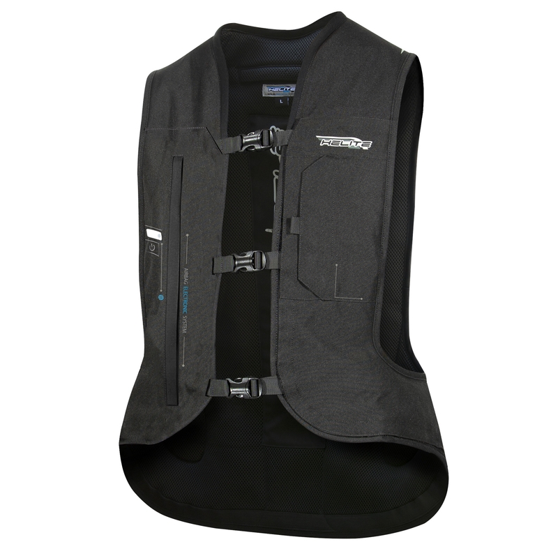 Vestă electronică airbag HELITE e-Turtle neagră