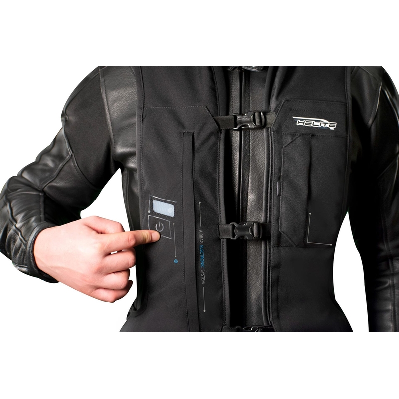 Vestă electronică airbag HELITE e-Turtle neagră