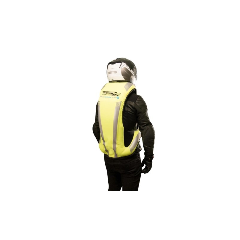 Vestă airbag electronică HELITE e-Turtle galben fluo