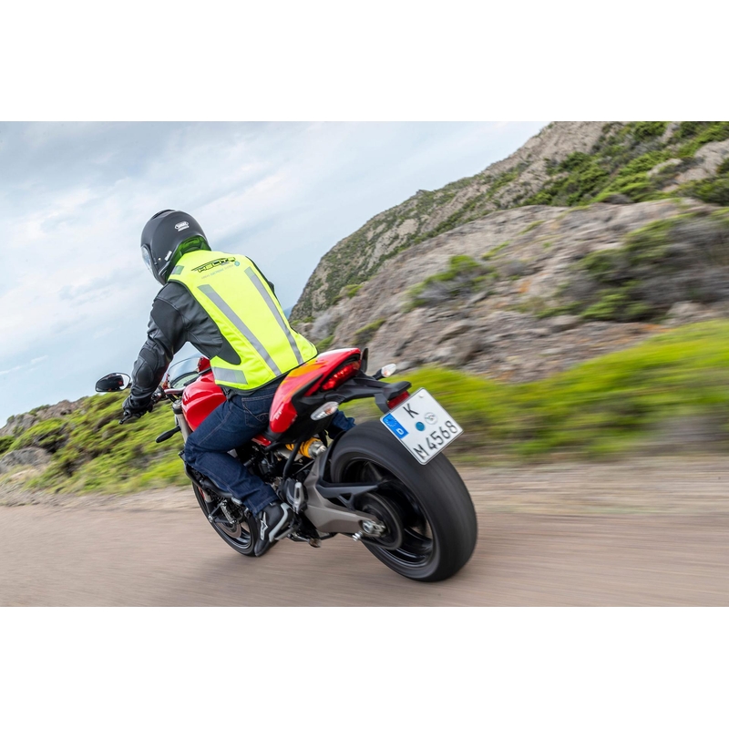 Vestă airbag electronică HELITE e-Turtle galben fluo
