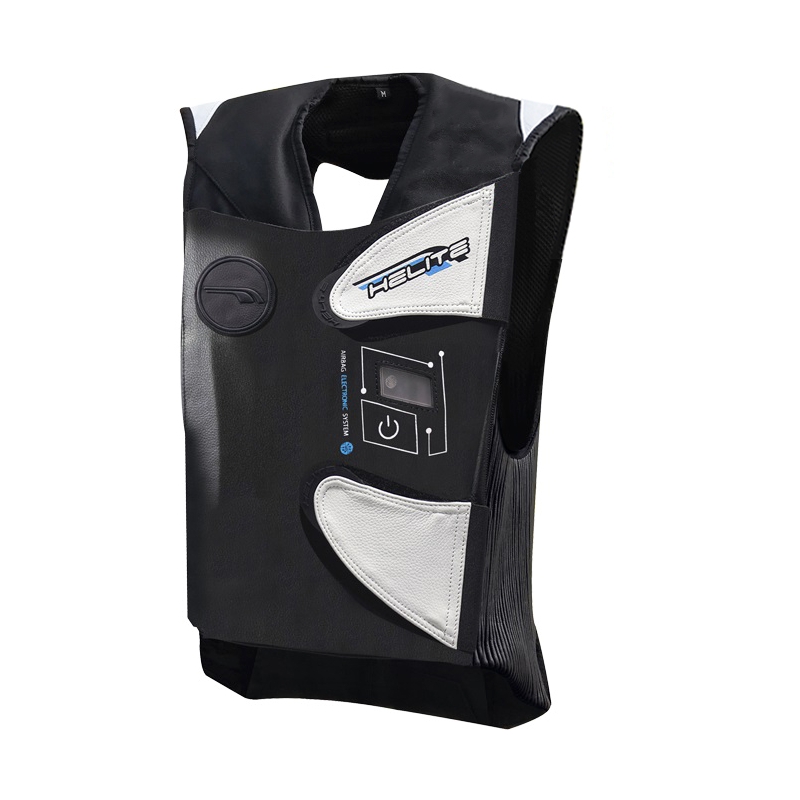 Vesta airbag electronic HELITE e-GP Air negru și alb lichidare