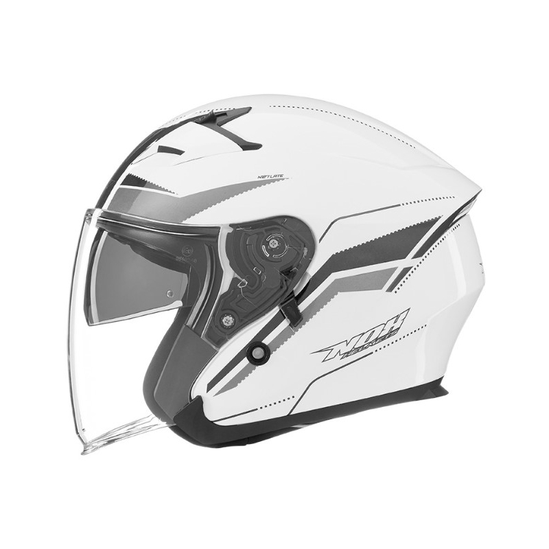 Cască de motocicletă deschisă NOX N127 Late white
