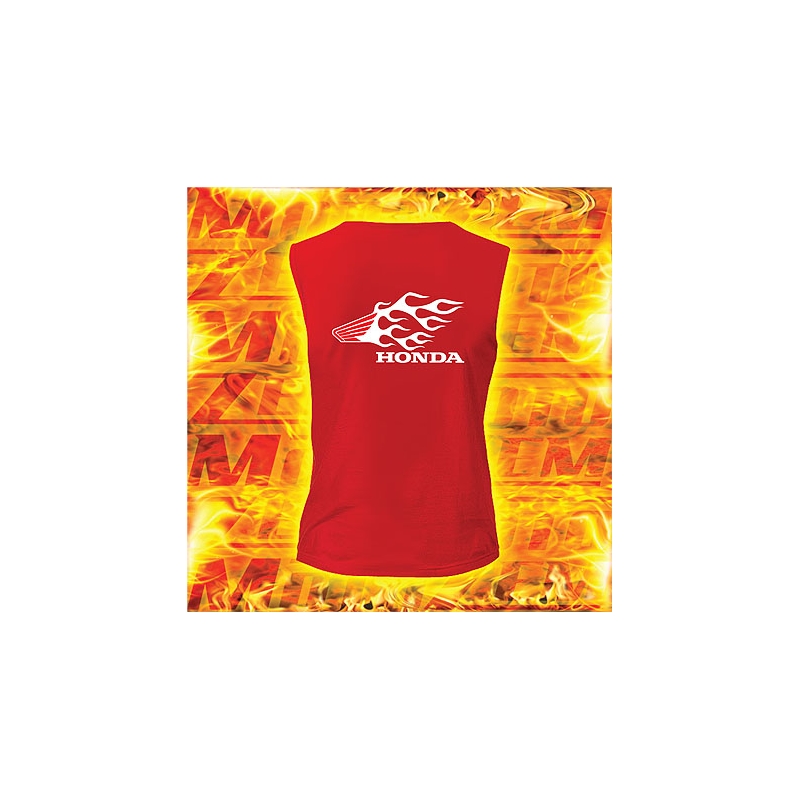 Tricou cu motiv Honda  roșu lichidare