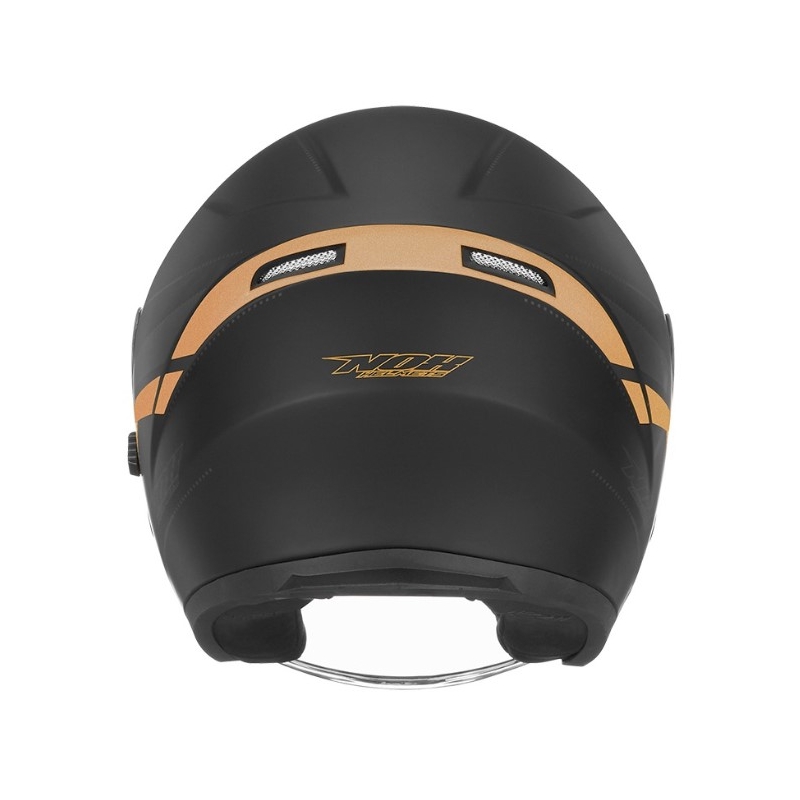 Cască de motocicletă deschisă NOX N127 Late negru-bronz lichidare