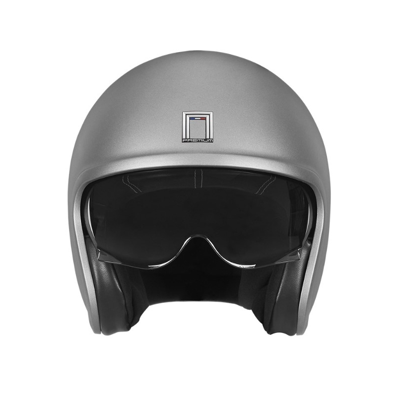 Cască de motocicletă deschisă NOX PREMIUM Next argintiu mat lichidare