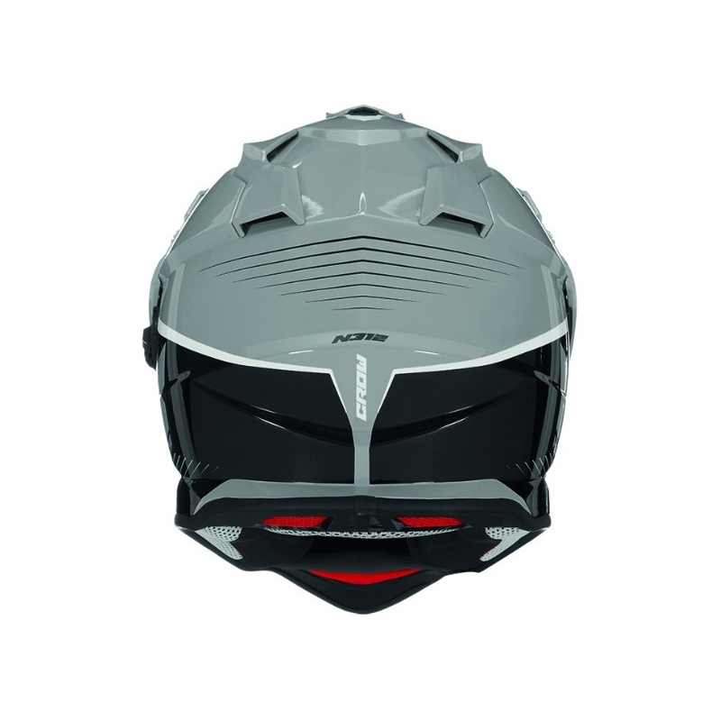 Cască de enduro NOX N312 Crow negru-gri lichidare