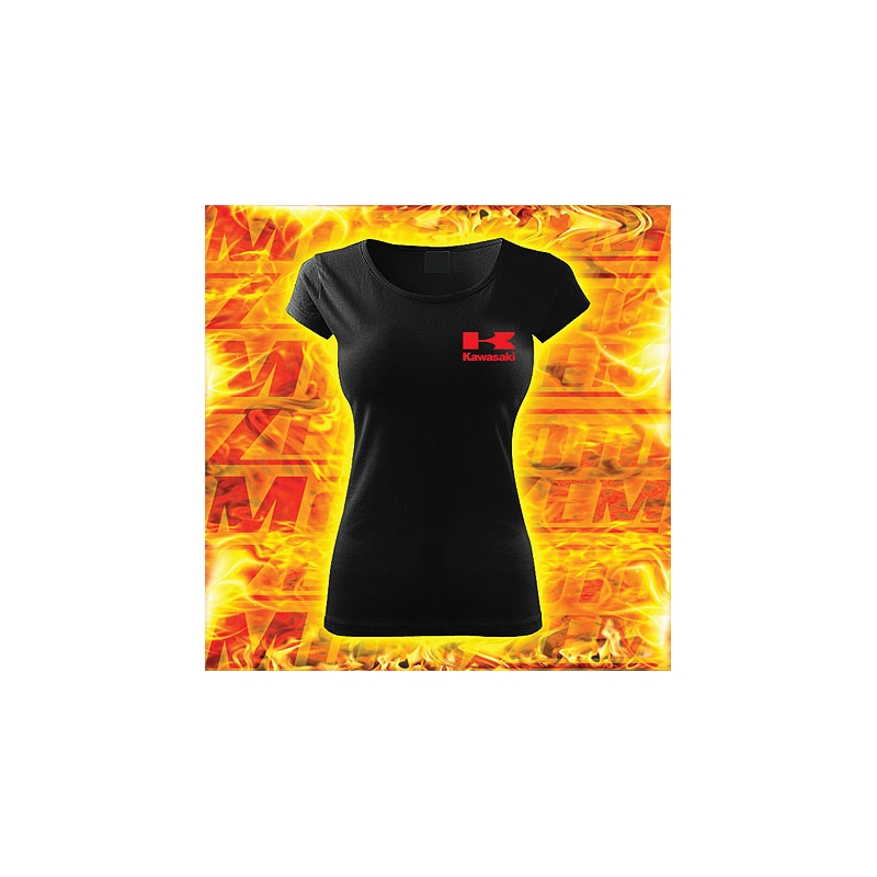 Tricou pentru femei Kawasaki negru lichidare