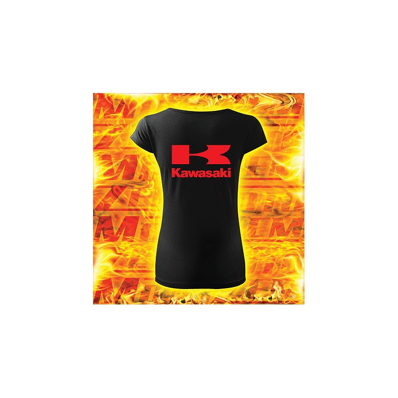 Tricou pentru femei Kawasaki negru lichidare