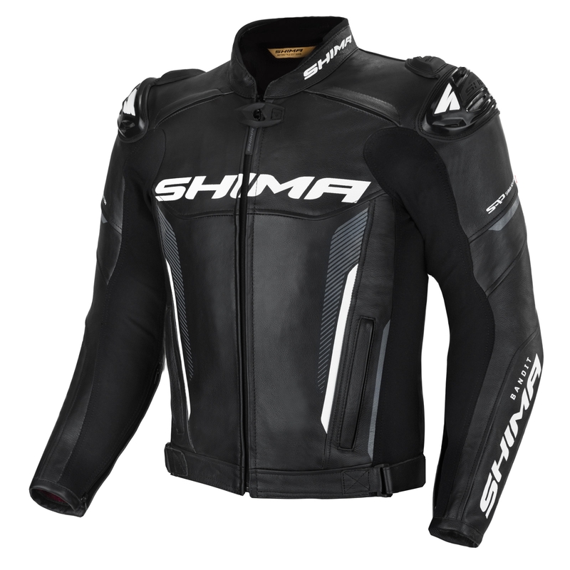 Shima Bandit Bandit Negru Jacheta de motociclete lichidare