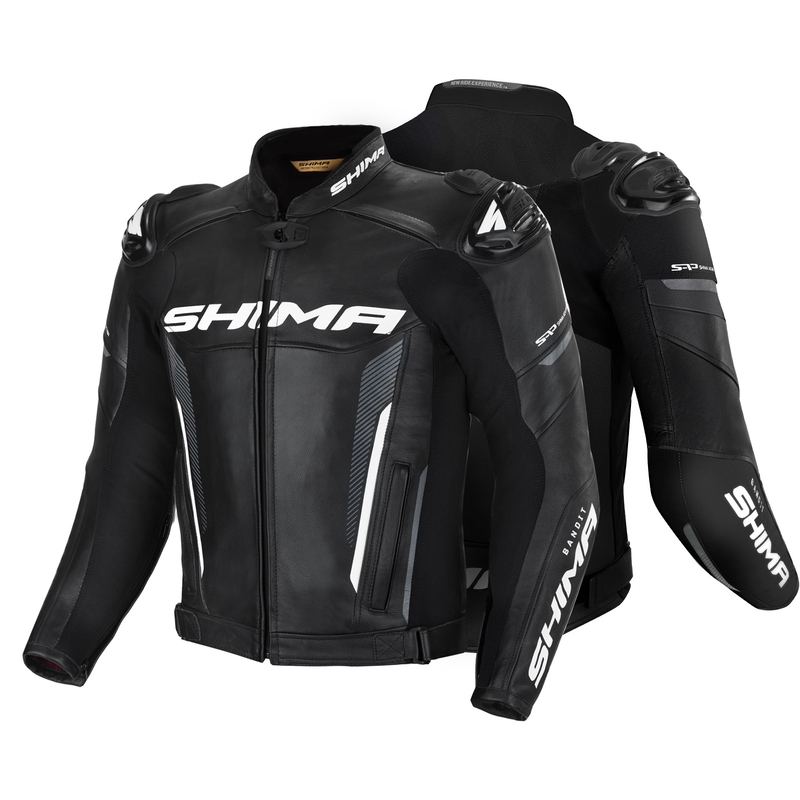 Shima Bandit Bandit Negru Jacheta de motociclete lichidare
