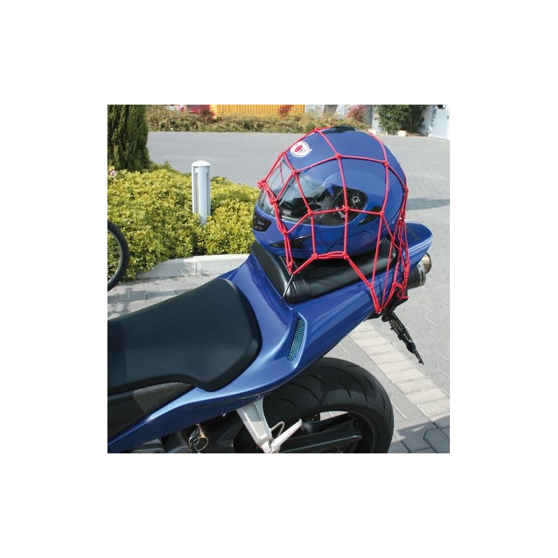 Plasă pentru motociclete - Spider - roșu