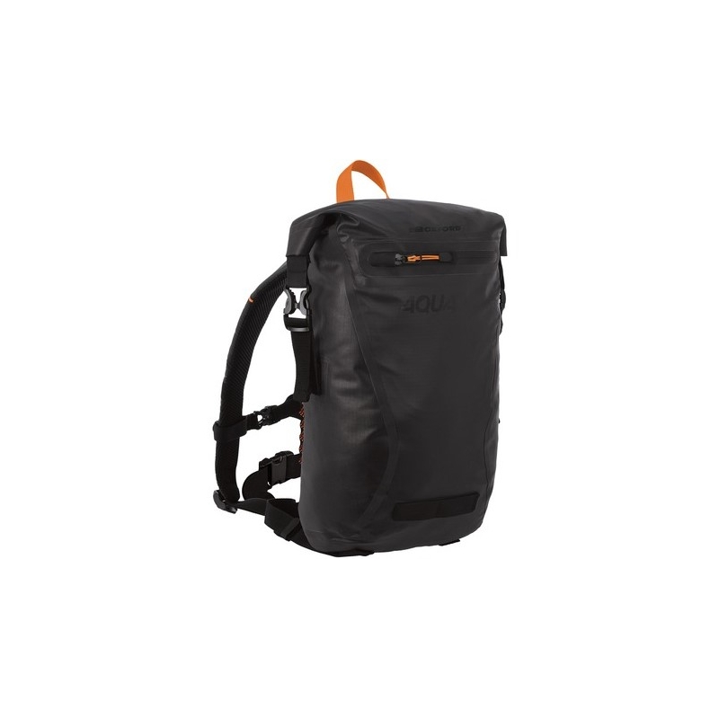 Rucsac impermeabil Oxford AQUA EVO negru-portocaliu 22 l