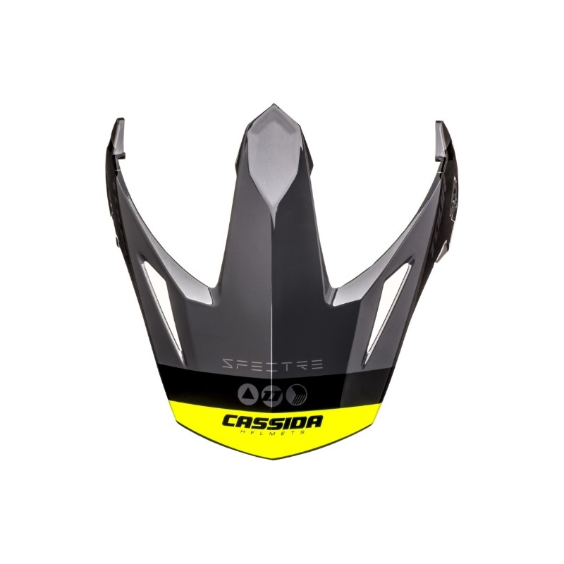Cască Cassida Tour 1.1 Spectre cu vizieră negru-gri-galben-fluo galben