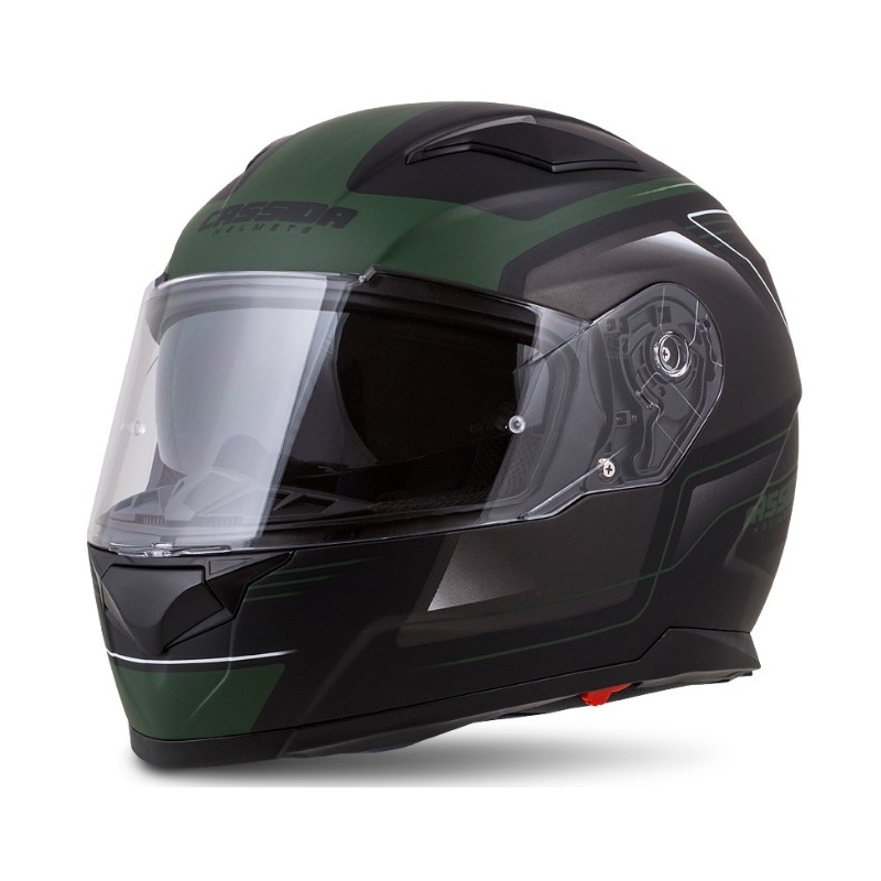 Cassida Apex Fusion Black-Army Green Casca de motocicletă lichidare