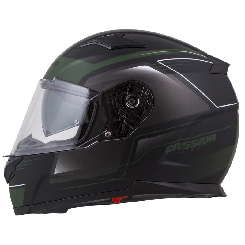 Cassida Apex Fusion Black-Army Green Casca de motocicletă lichidare