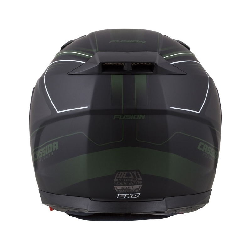 Cassida Apex Fusion Black-Army Green Casca de motocicletă lichidare