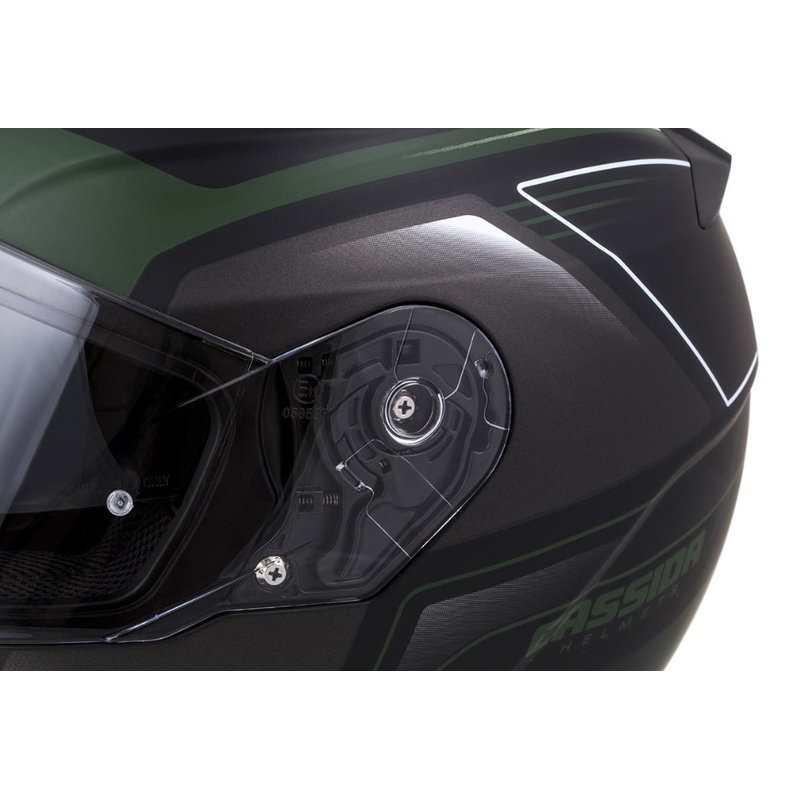Cassida Apex Fusion Black-Army Green Casca de motocicletă lichidare