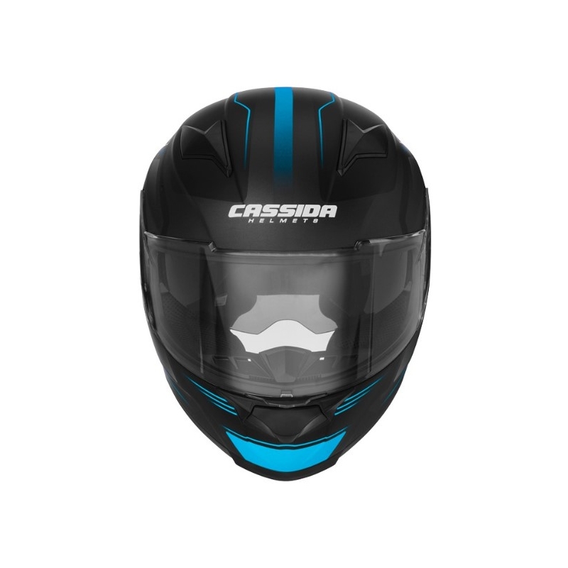 Cască de motocicletă Cassida Apex Fusion Black-Blue