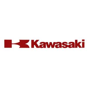 Kawasaki autocolant roșu