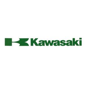Kawasaki autocolant verde