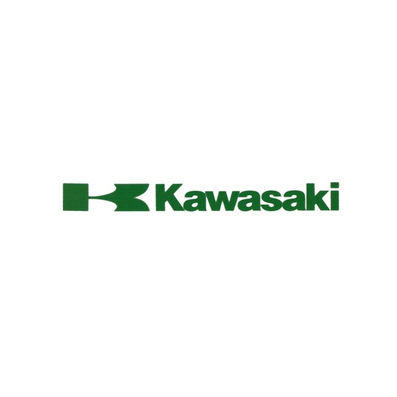 Kawasaki autocolant verde