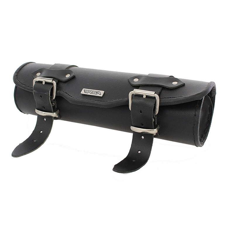 Geantă moto de piele pentru furcă Chopper/Custom RSA-6A