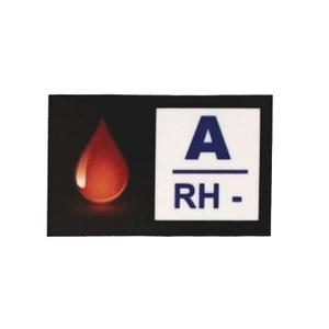 Autocolant cu grupa de sânge A RH-
