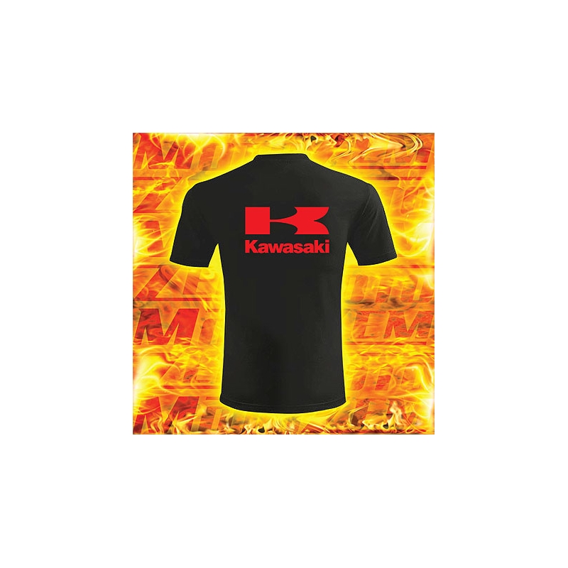 Tricou motiv Kawasaki negru