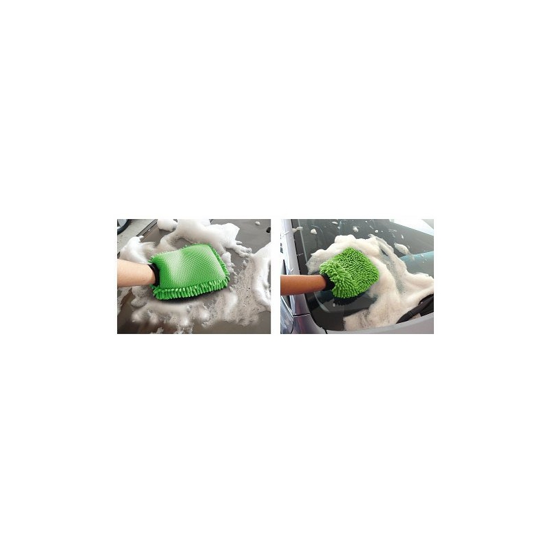 Mănuși de spălat MICROFIBER 2 în 1