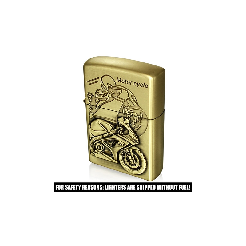 Zapalovač z chirurgické oceli Motorcycle Sports