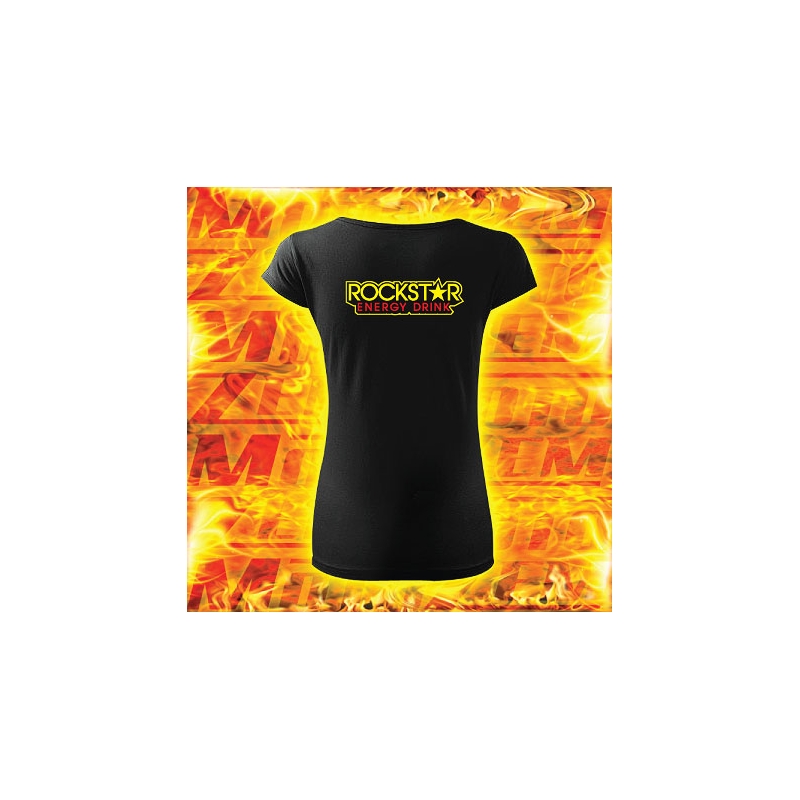 Tricou pentru femei s motivem Rockstar negru