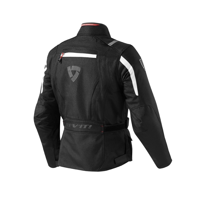 Jacheta de motocicletă Revit Voltiac Black/White pentru femei Vânzări lichidare