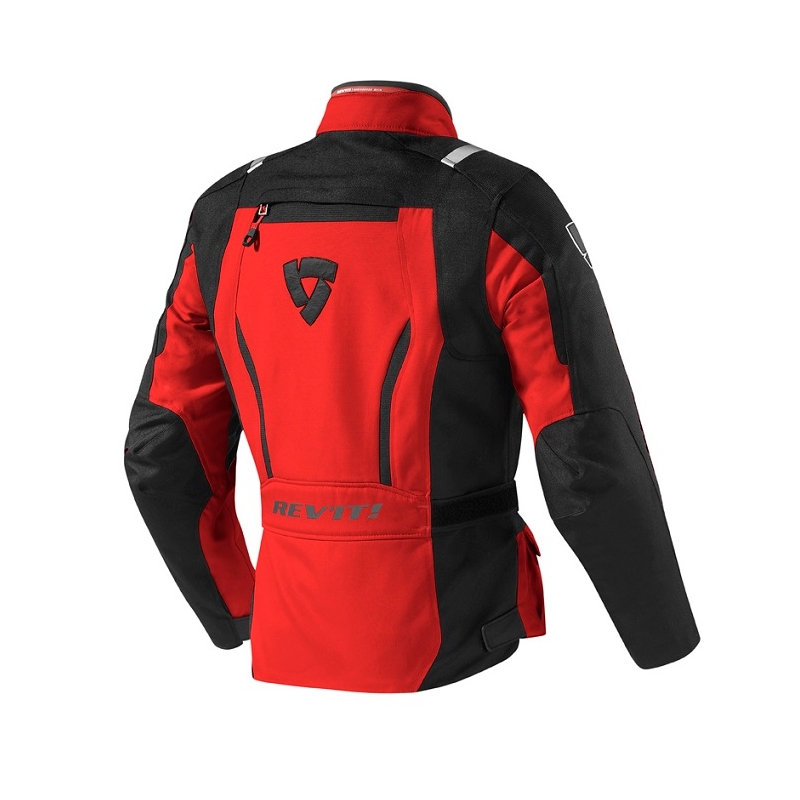 Jacheta de motociclete Revit Voltiac pentru femei Roșu și negru Vânzare lichidare